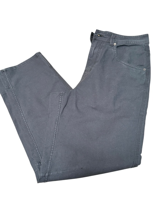 Prana Pants - prAna Women’s Utility Pants Charcoal Canvas Relaxed Fit Outdoor Casual Size 6